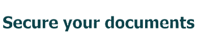 secure your documents