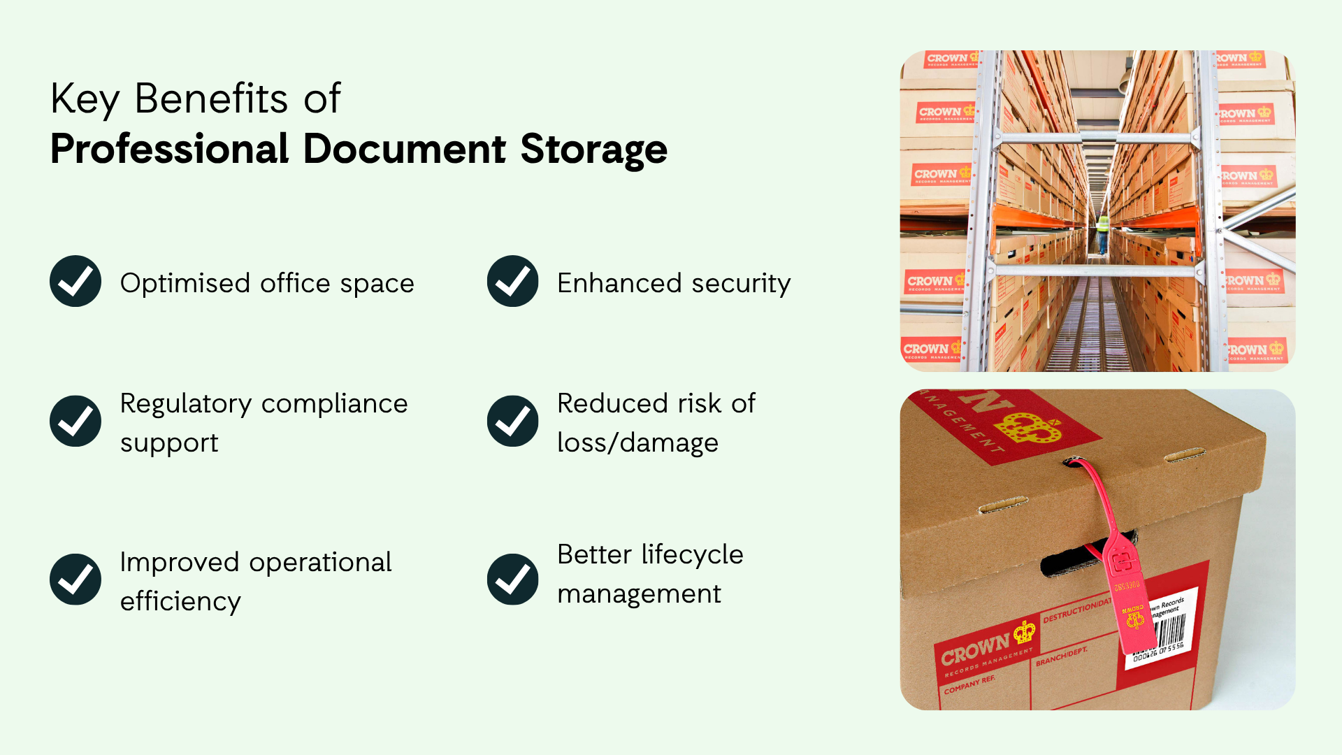 document storage key benefits