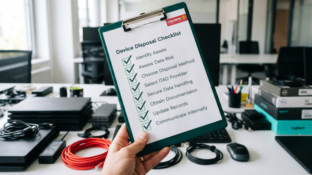 Follow a structured process to protect data, stay compliant, and dispose of IT assets responsibly